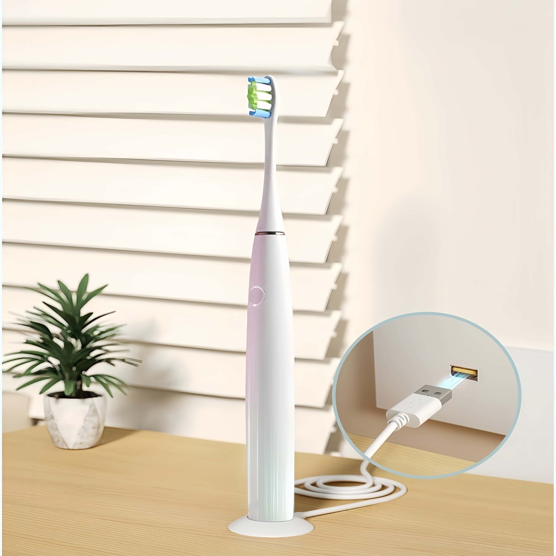 Orateeth Toothbrush on Stand in Bathroom