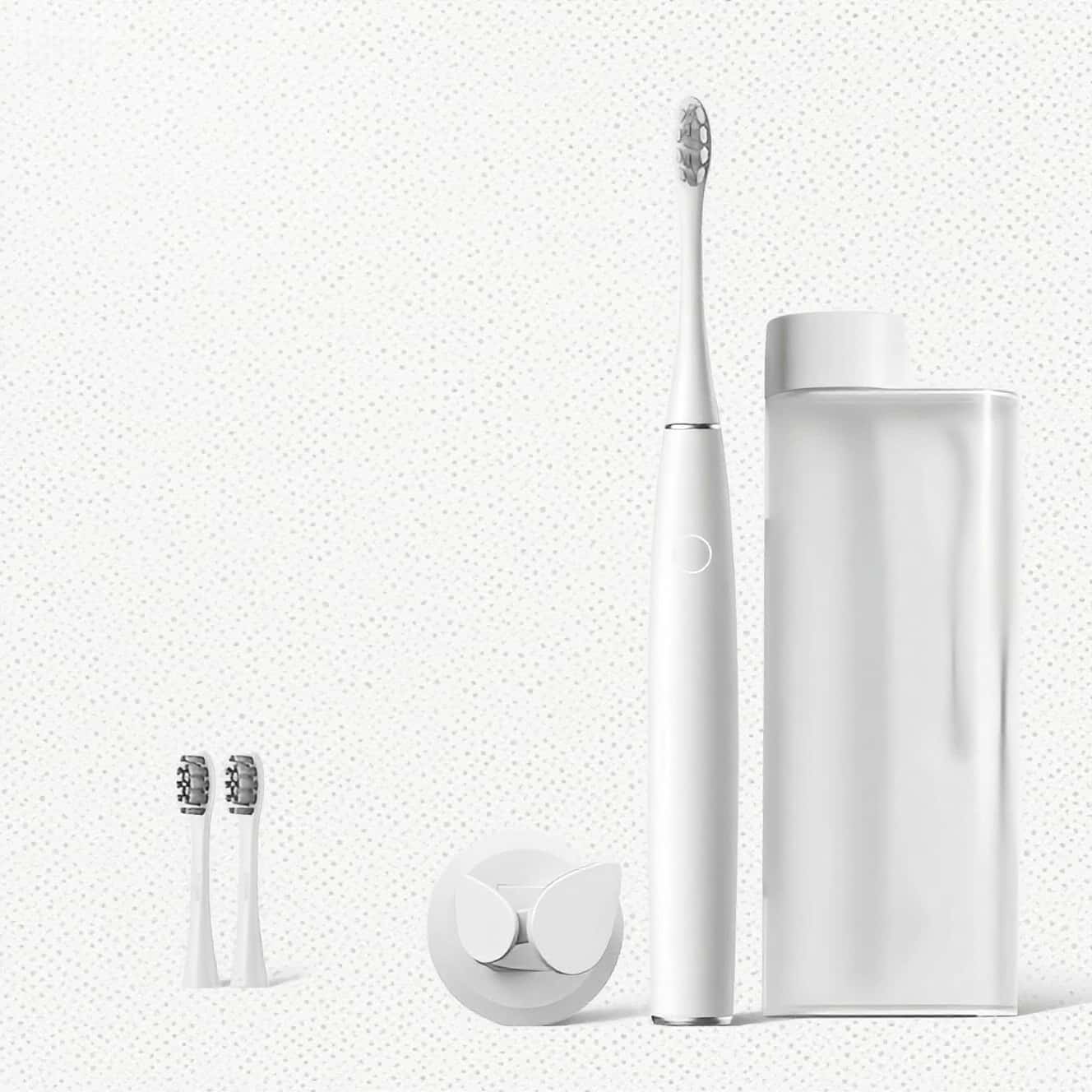 Orateeth White Toothbrush Set with Case