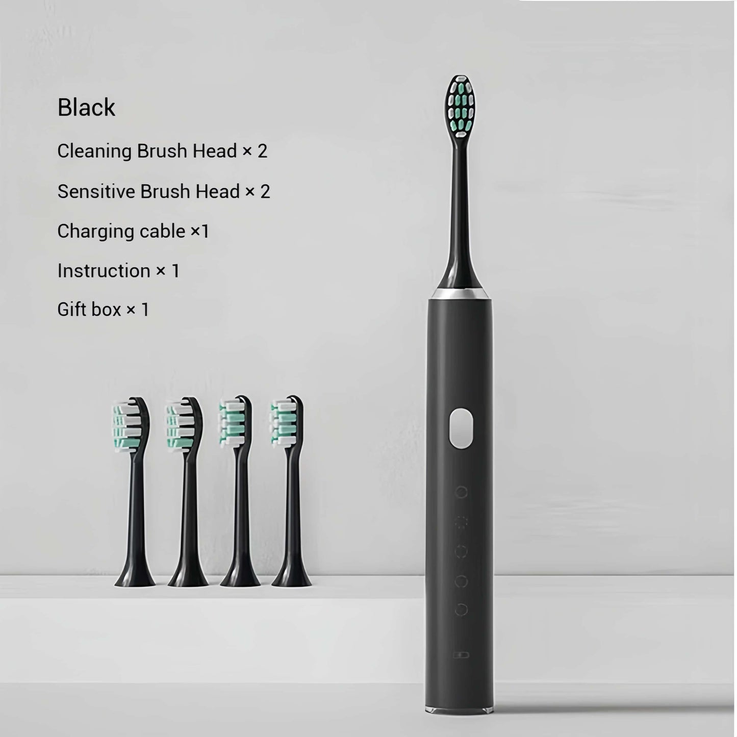Orateeth Toothbrush Black Single
