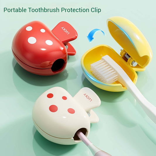Orateeth Secure Clamp Toothbrush Cap Anti-drop