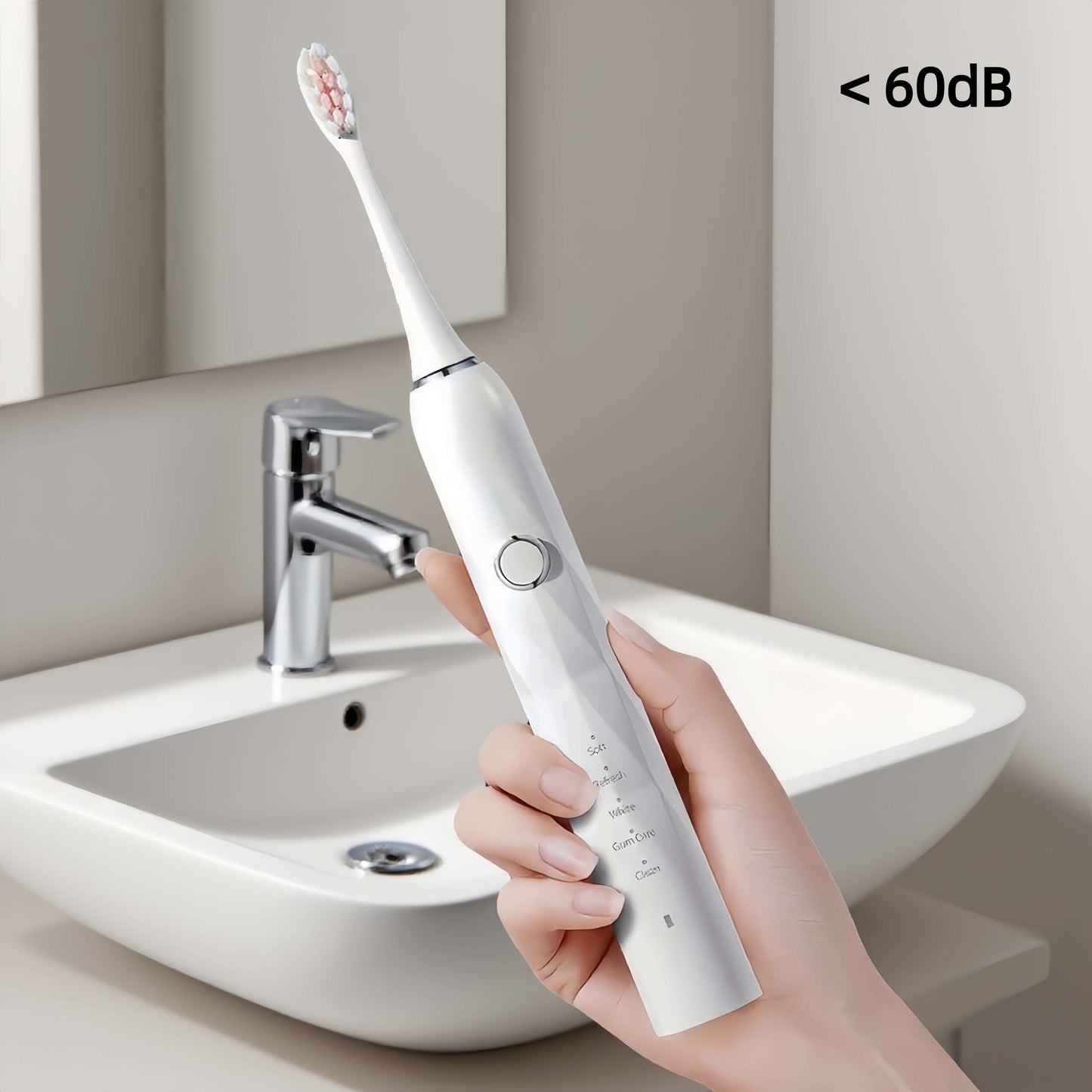 Orateeth toothbrush used over sink