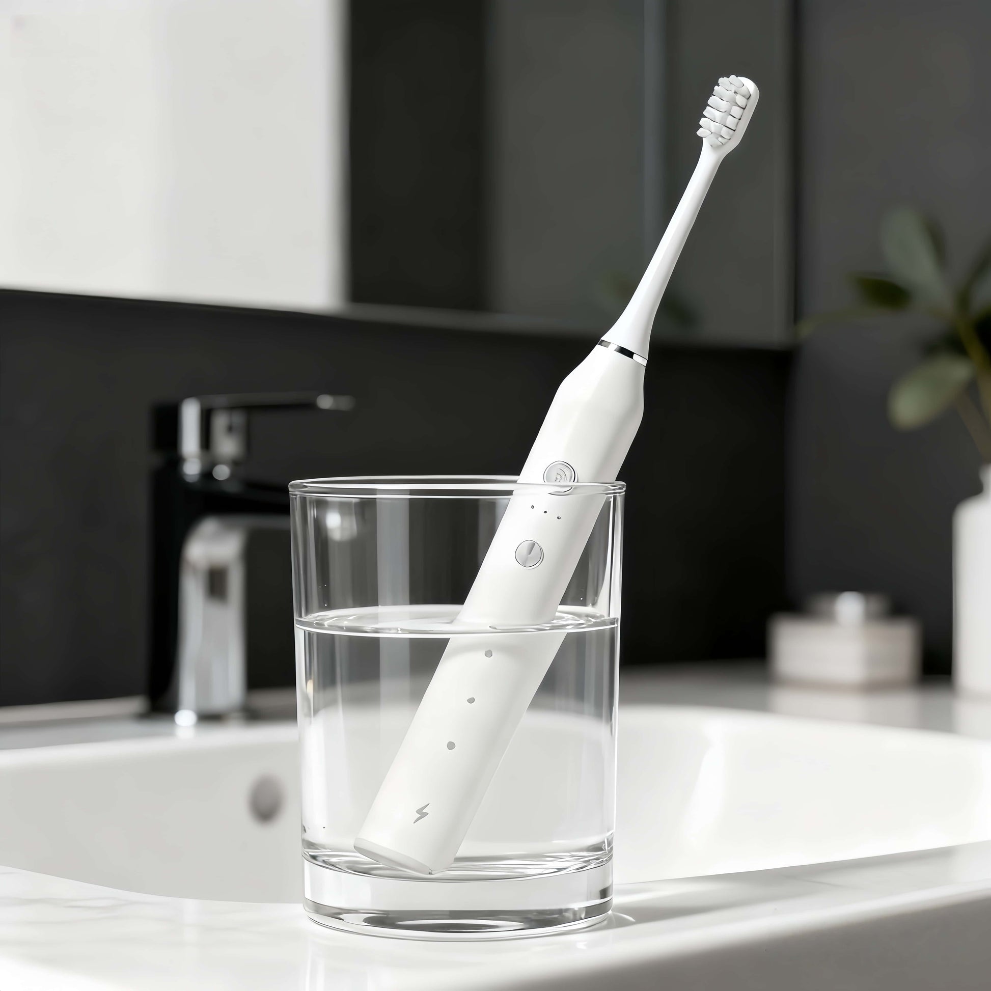 Orateeth toothbrush in water cup for waterproof