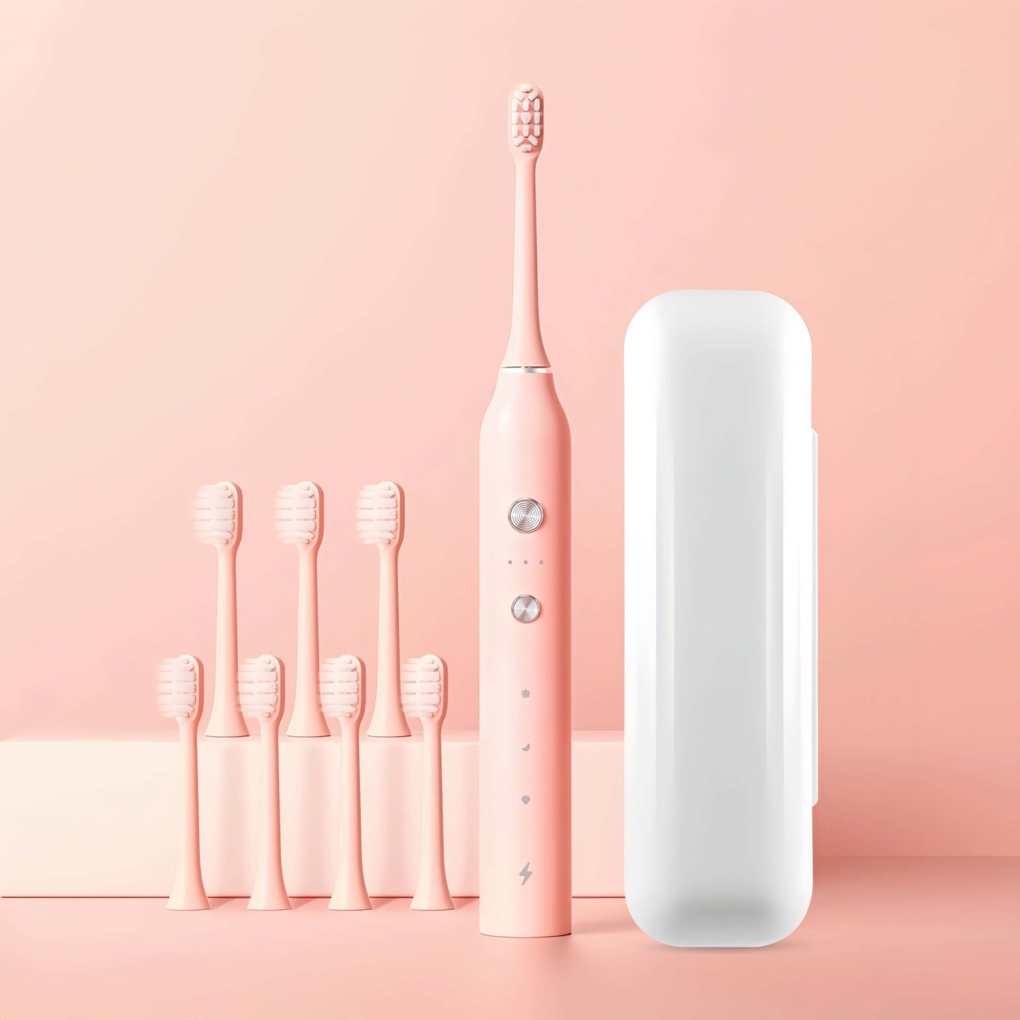 Orateeth toothbrush set pink with travel case