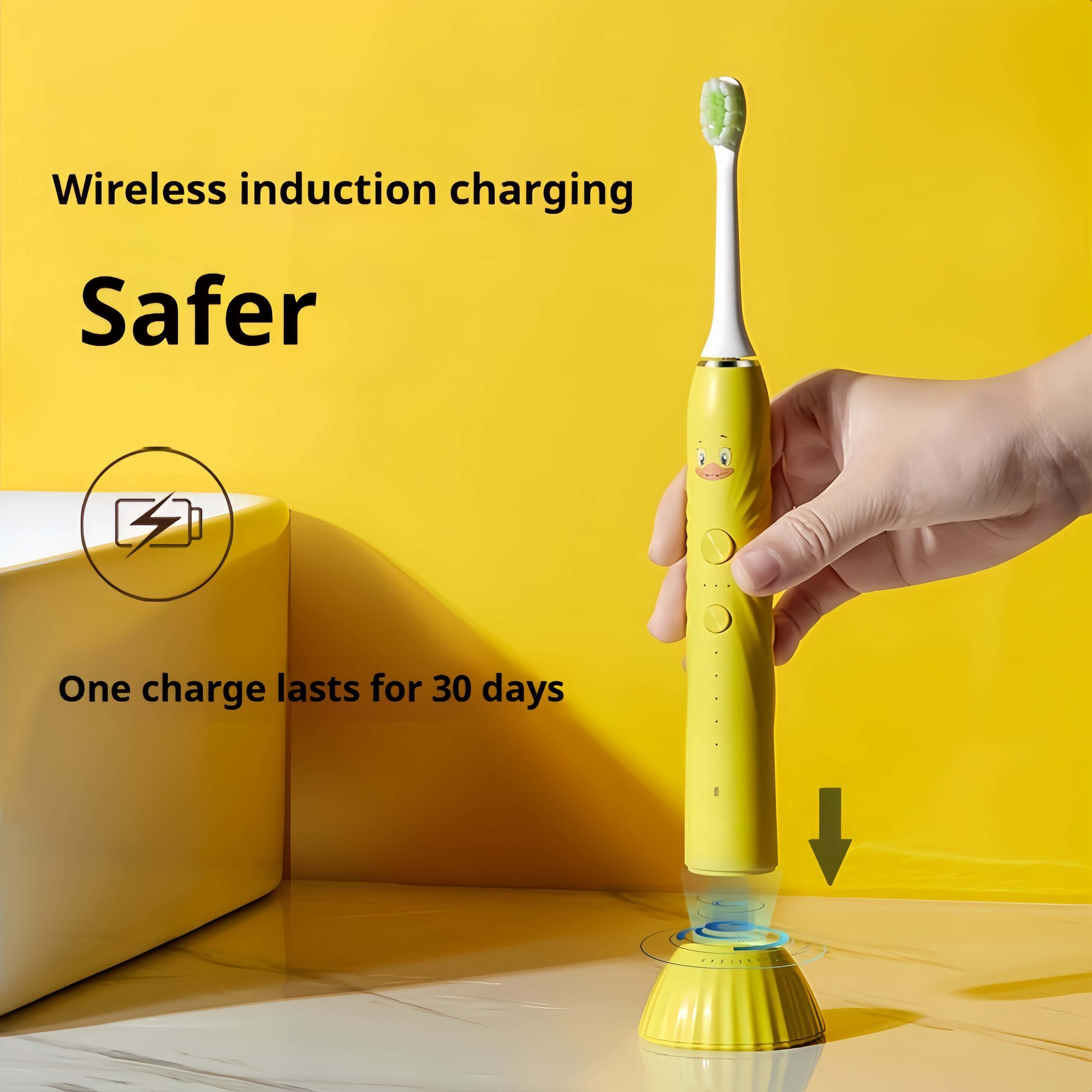Orateeth AI Toothbrush Safety Feature Display
