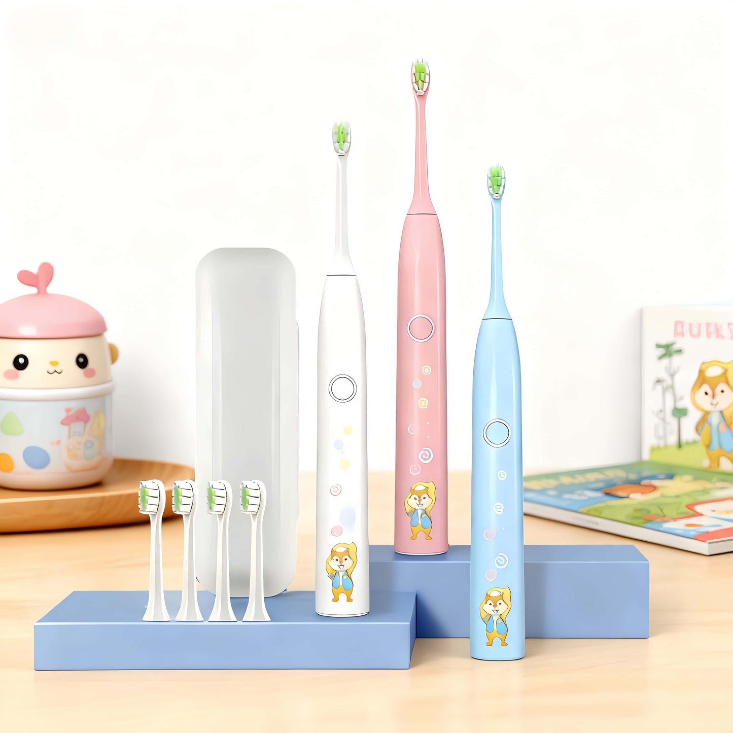 Orateeth Gentle Toothbrush Family Scene