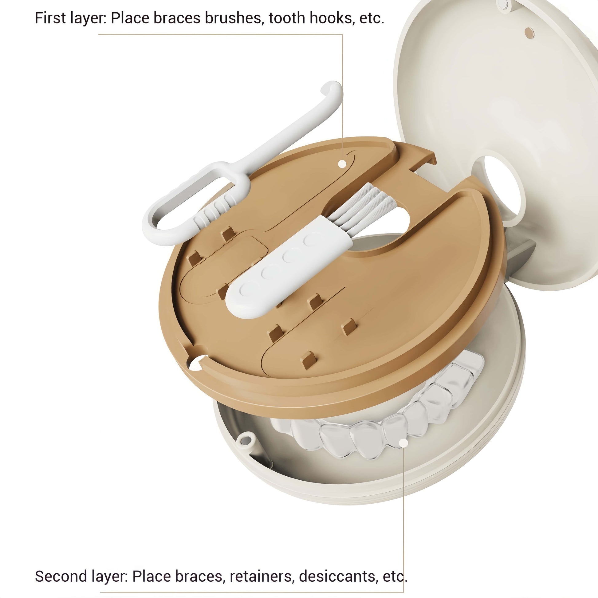 Orateeth Snap-Lock Invisalign Cleaner Case