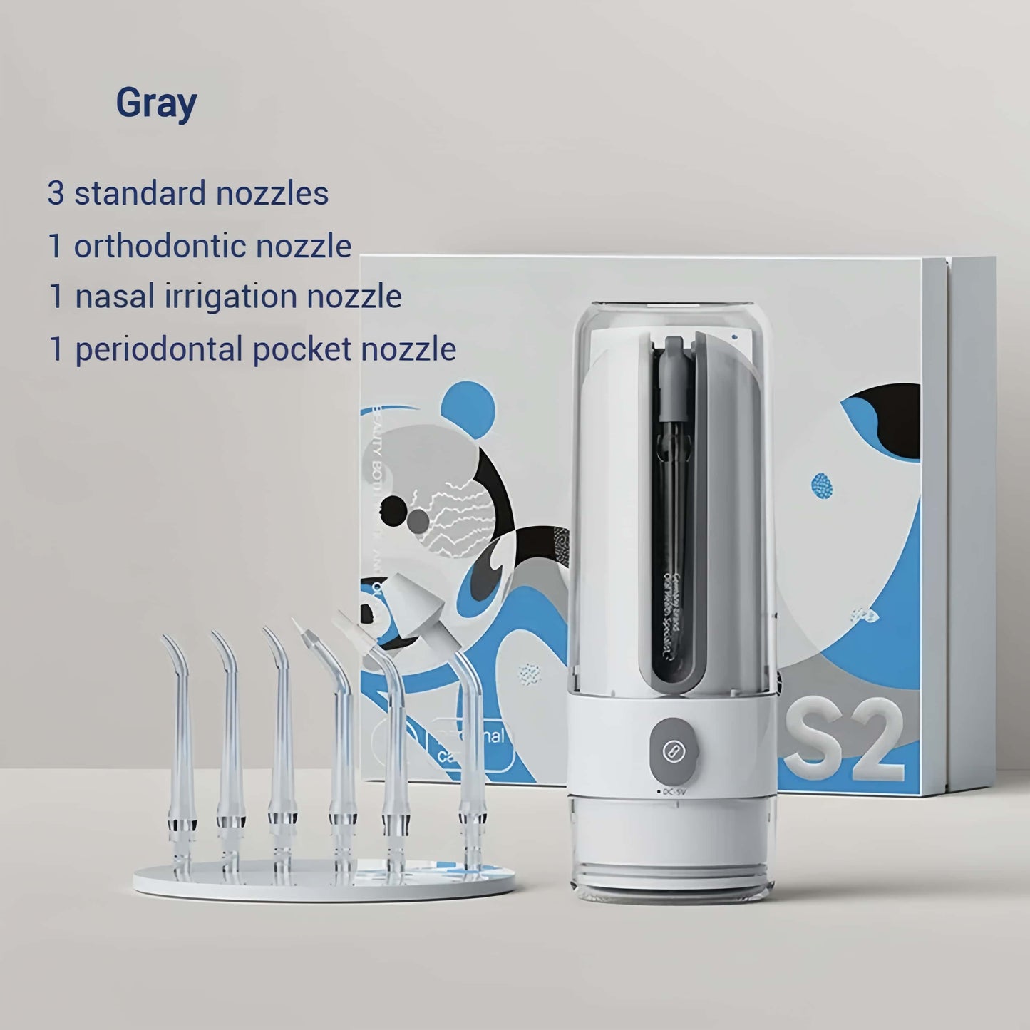 Orateeth S2 Flosser Grey Version Display