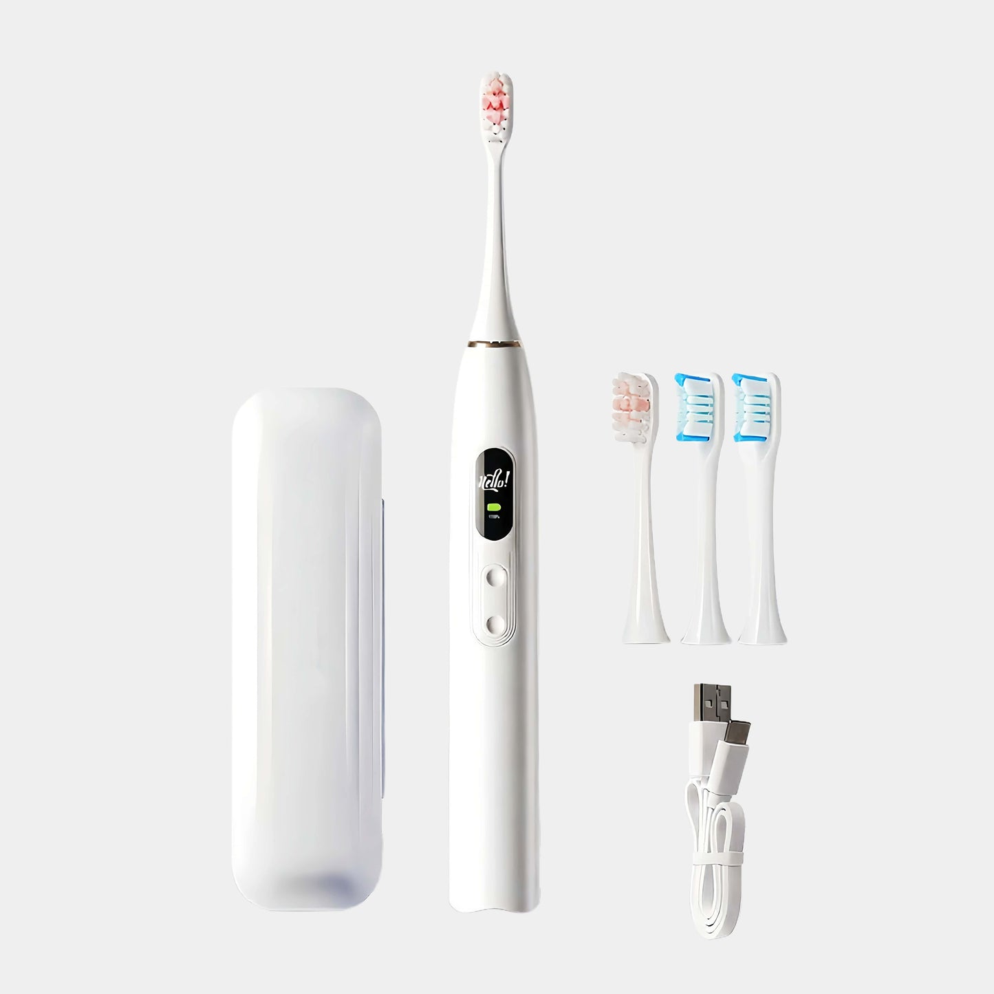 Orateeth White Toothbrush Set with Heads