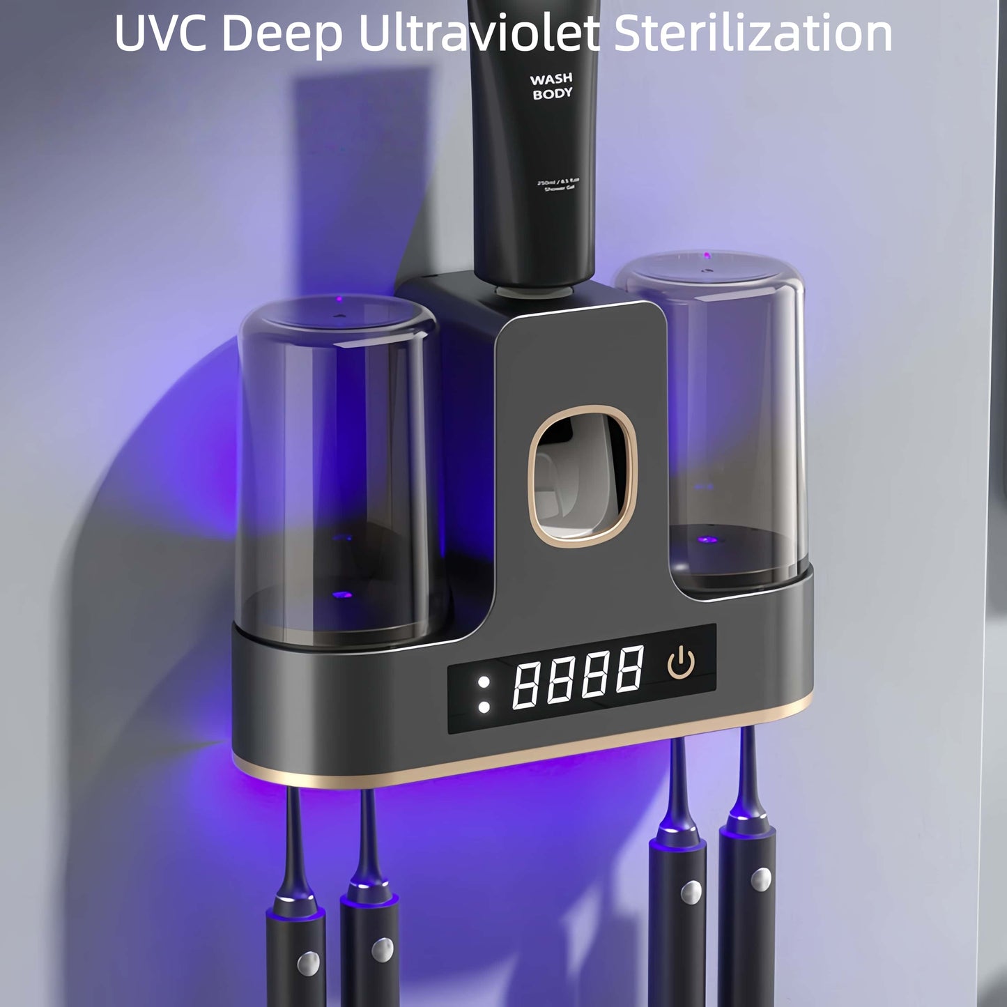 Orateeth UV Sanitizer Bathroom Use Scene