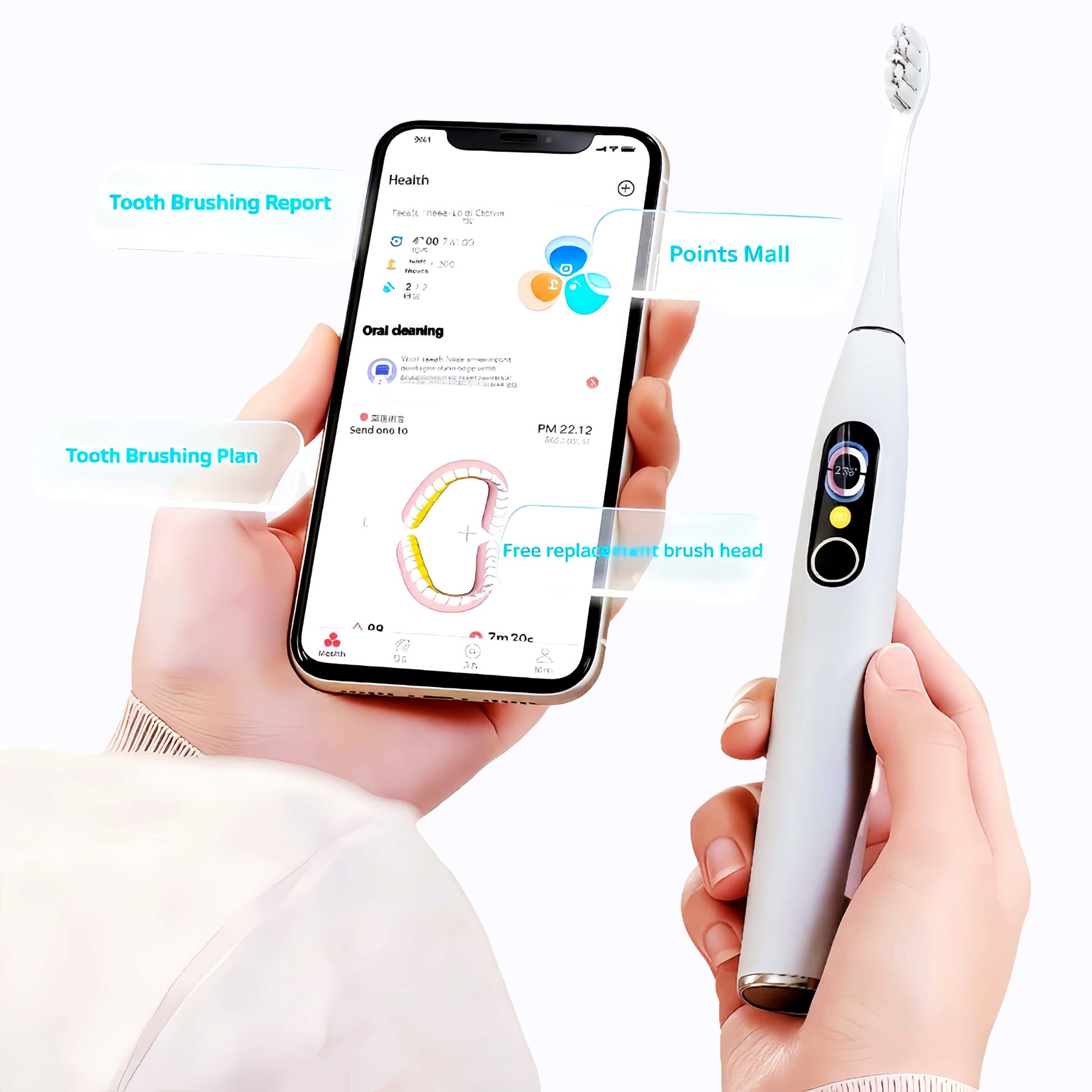 Orateeth X Pro Elite Toothbrush App Connection