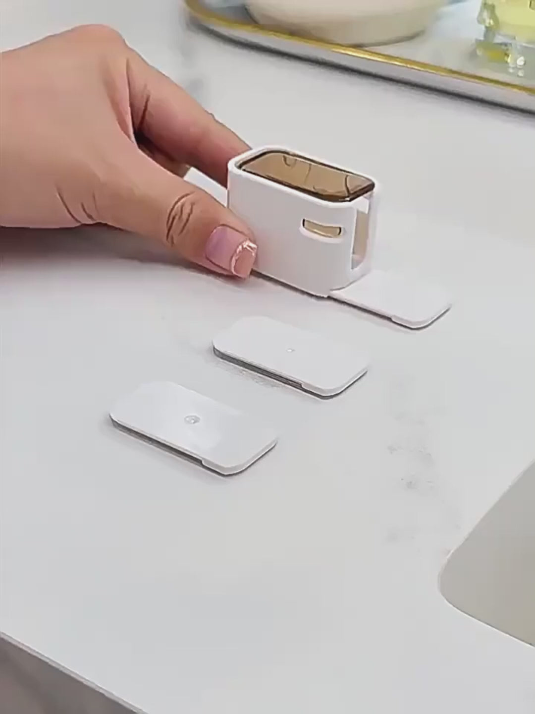 Orateeth Holder Adhesive Installation