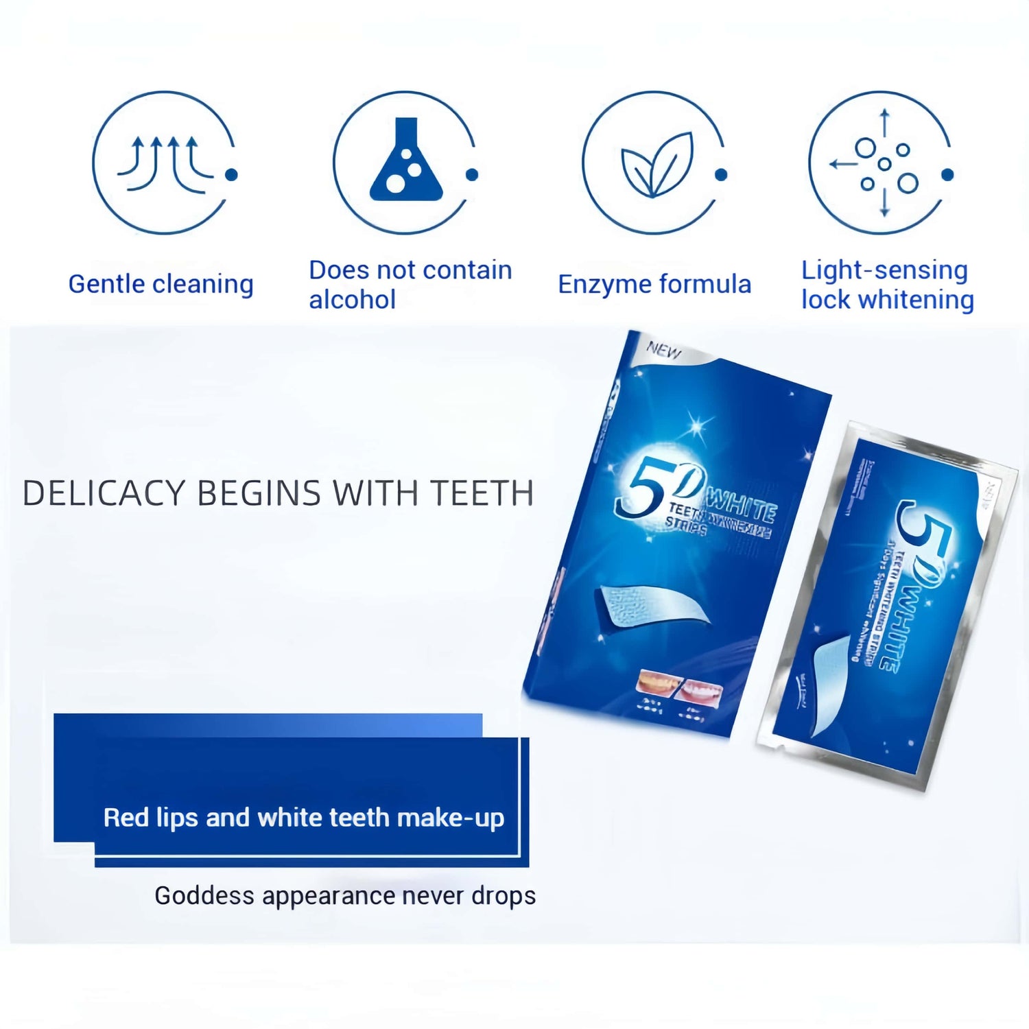 Orateeth Teeth Whitening Strips – Fast-Acting Formula (14-Pack)