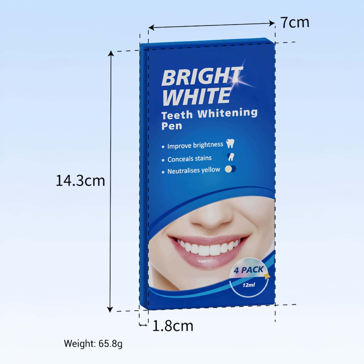 Orateeth Teeth Whitening Pens – Fast-Acting Formula (4-Pack)