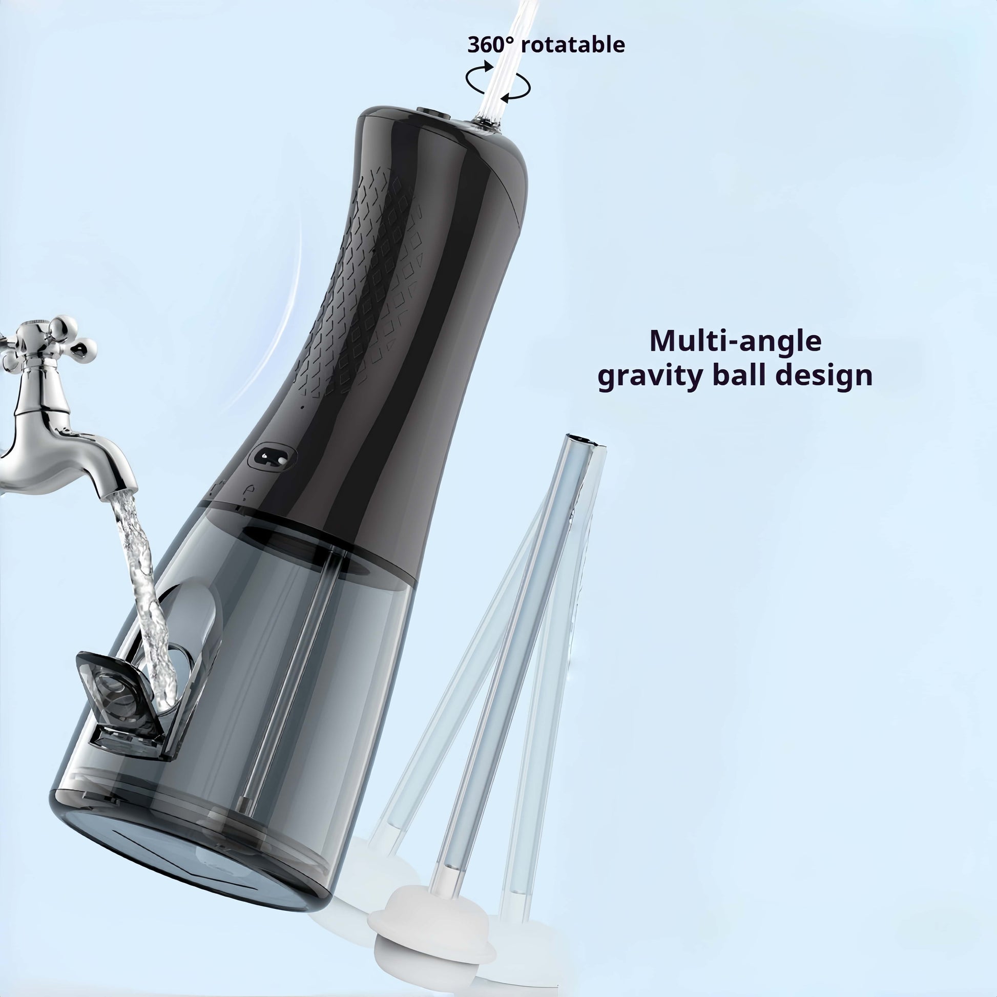 Orateeth Cordless Water Flosser – Dentist-Grade, 400ml Tank