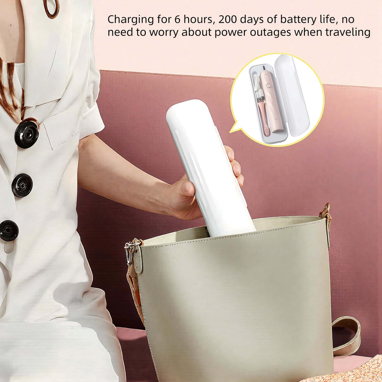 Orateeth Pro Sonic Toothbrush – 200-Day Battery