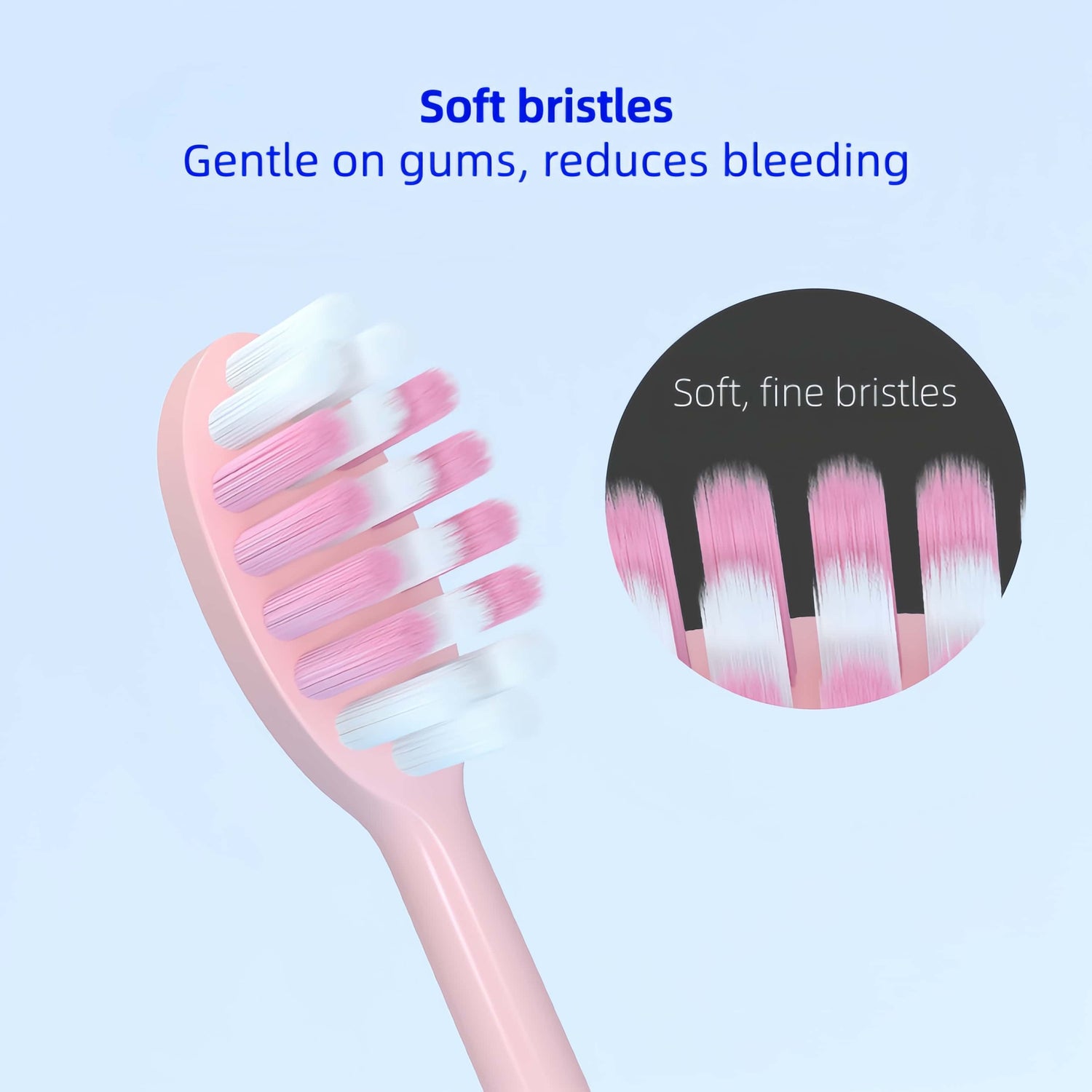 Orateeth Travel Sonic Electric Toothbrush Replacement Heads – 3 Pack