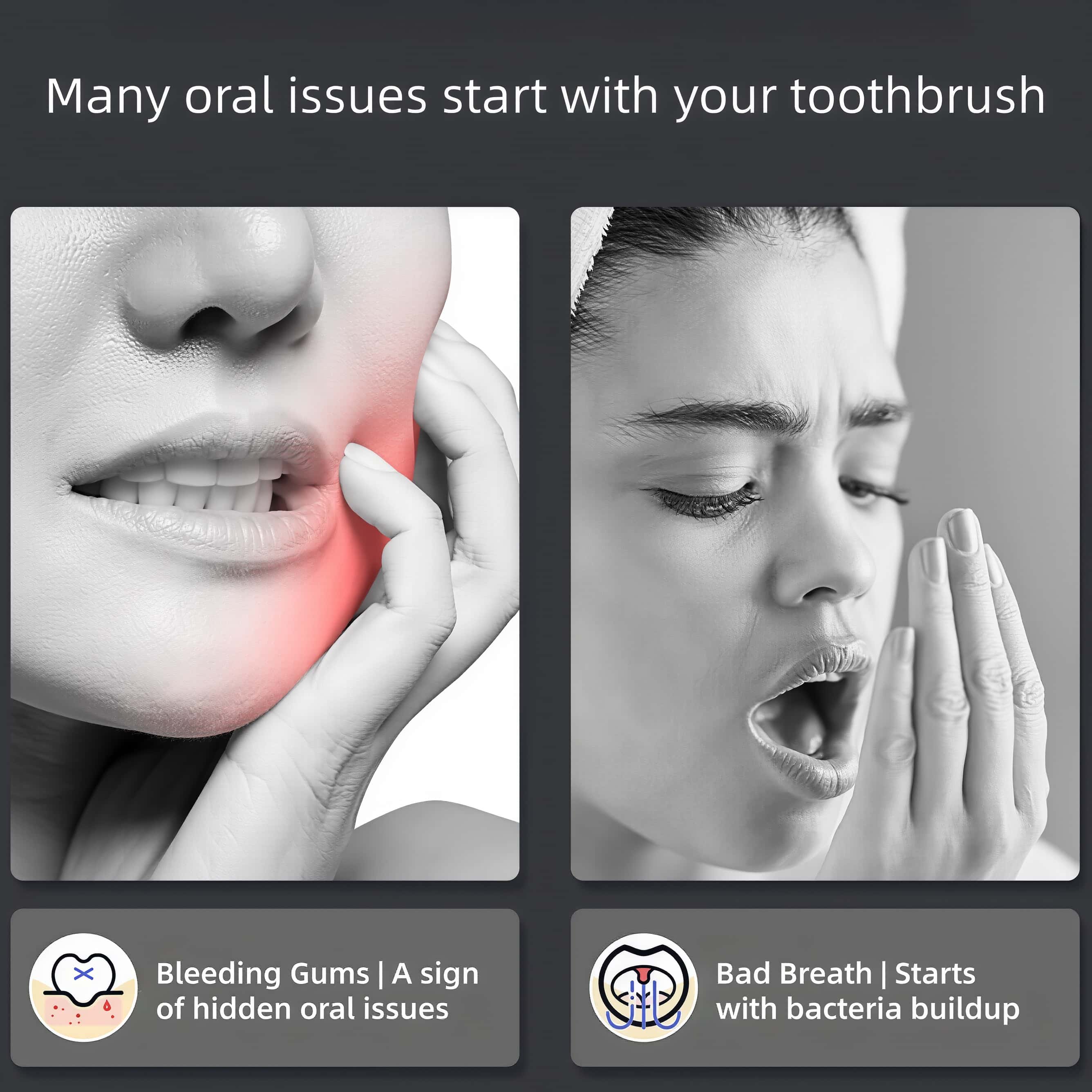 Orateeth UV Toothbrush Holder with Toothpaste Dispenser – 60-Day Battery Life