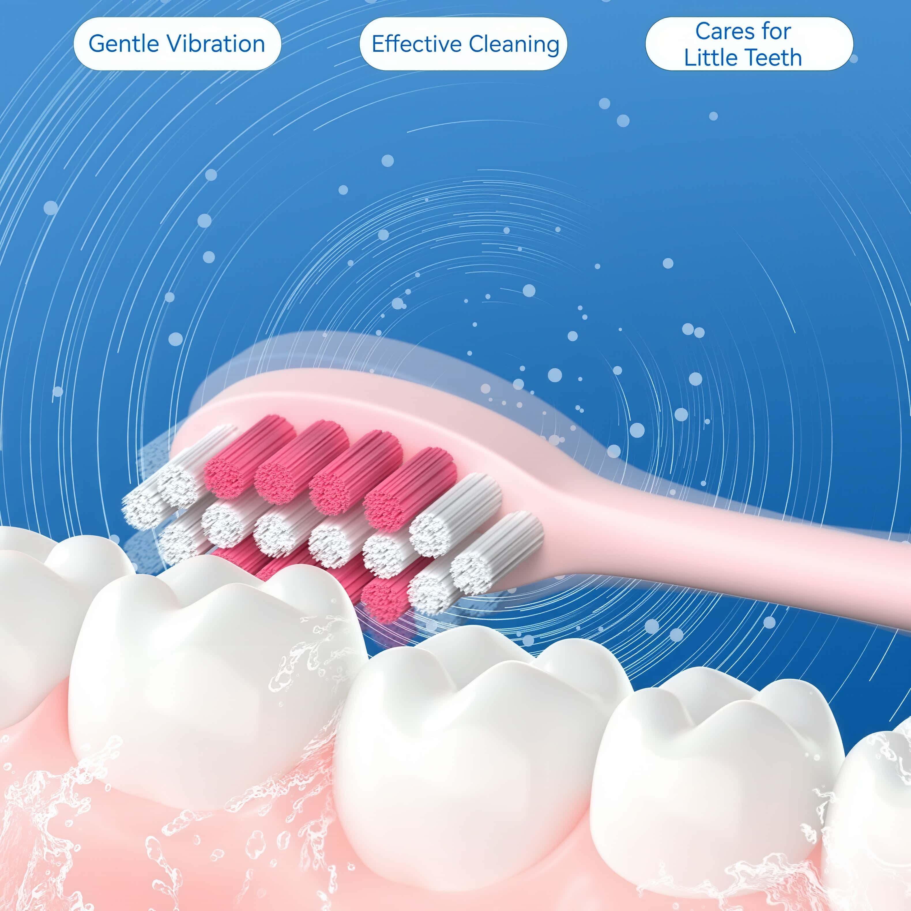 Orateeth Kids Smart Sonic Electric Toothbrush – 90-Day Battery, Ages 3–12