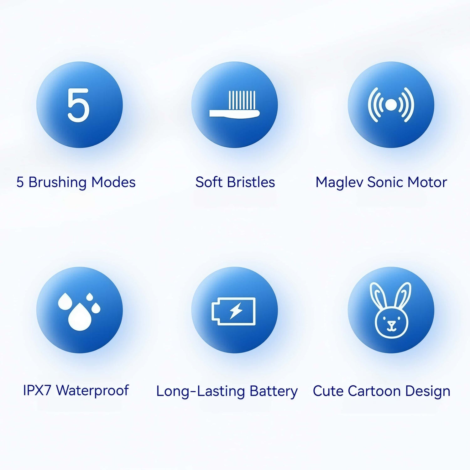 Orateeth Kids Smart Sonic Electric Toothbrush – 90-Day Battery, Ages 3–12