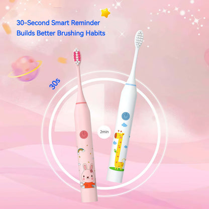 Orateeth Kids Smart Sonic Electric Toothbrush – 90-Day Battery, Ages 3–12