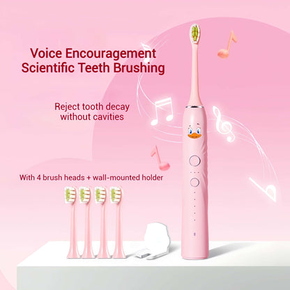 Orateeth AI Toothbrush Pink Model Detail