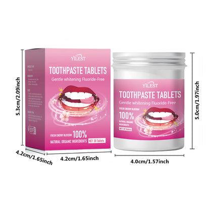 Orateeth Pink Toothpaste Tablets Packaging
