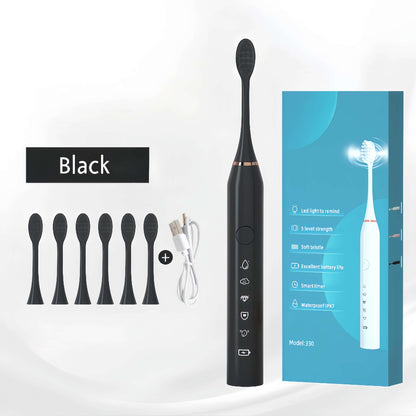 Orateeth Toothbrush Black Accessories Set