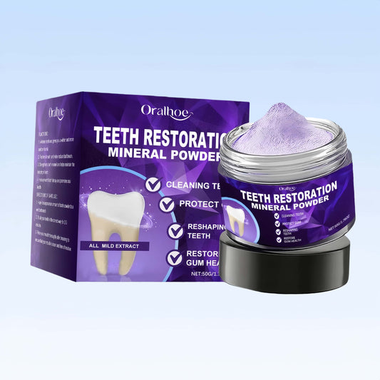Orateeth Purple Stain-Removing Teeth Whitening Powder (50g)