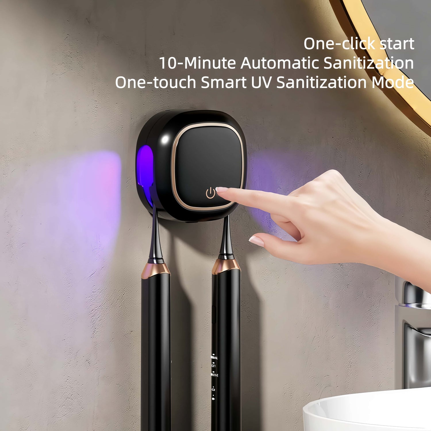 Orateeth UV-C Toothbrush Sanitizer – Hot Air Drying Holder