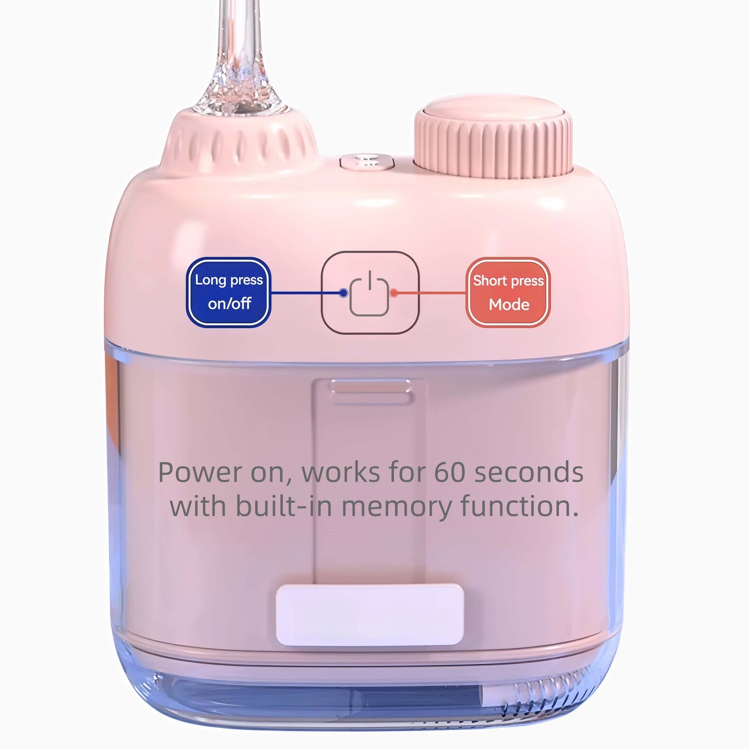 Orateeth Mini Cordless Water Flosser – 80ml Portable Tank