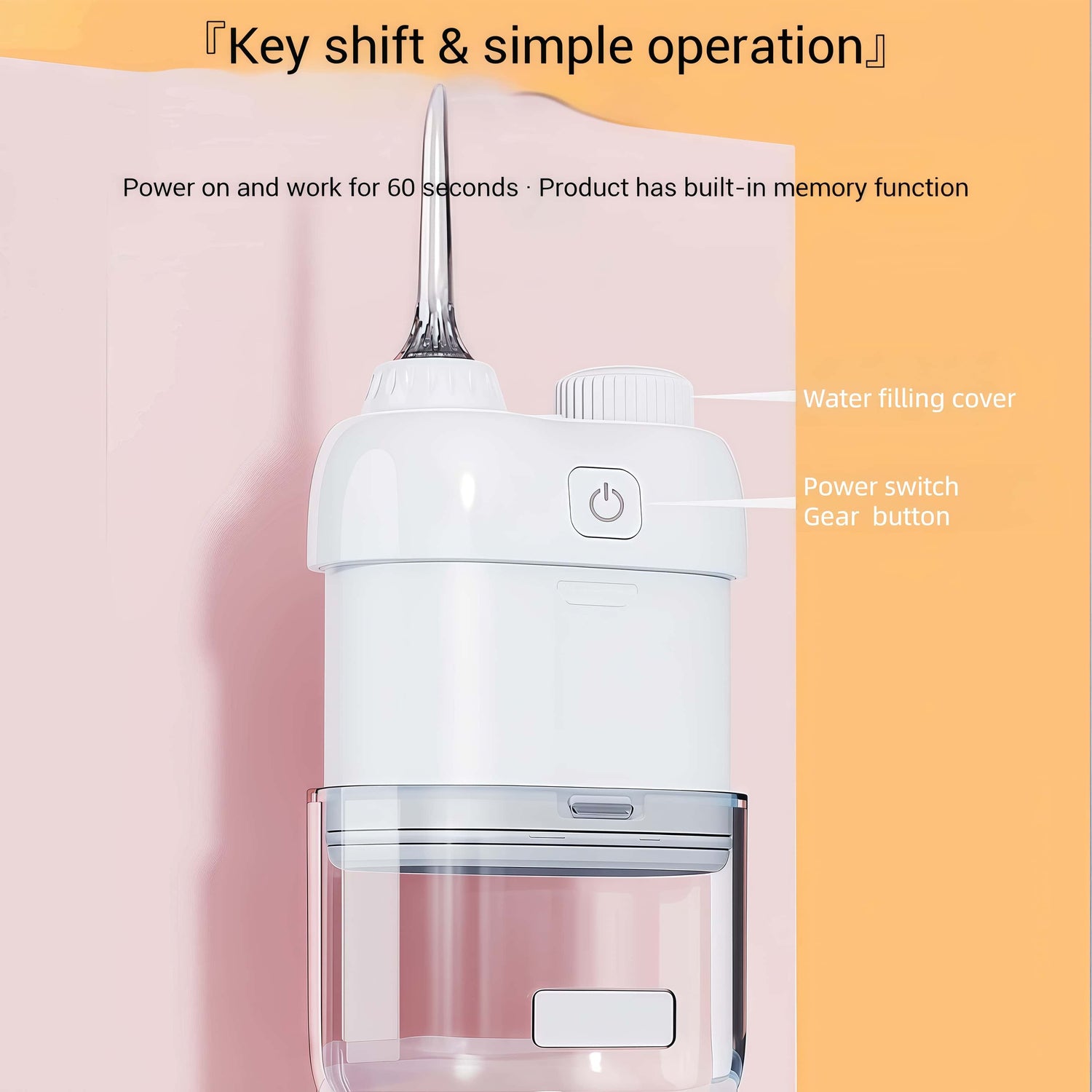 Orateeth Magnetic Charging Pocket Mini Cordless Water Flosser