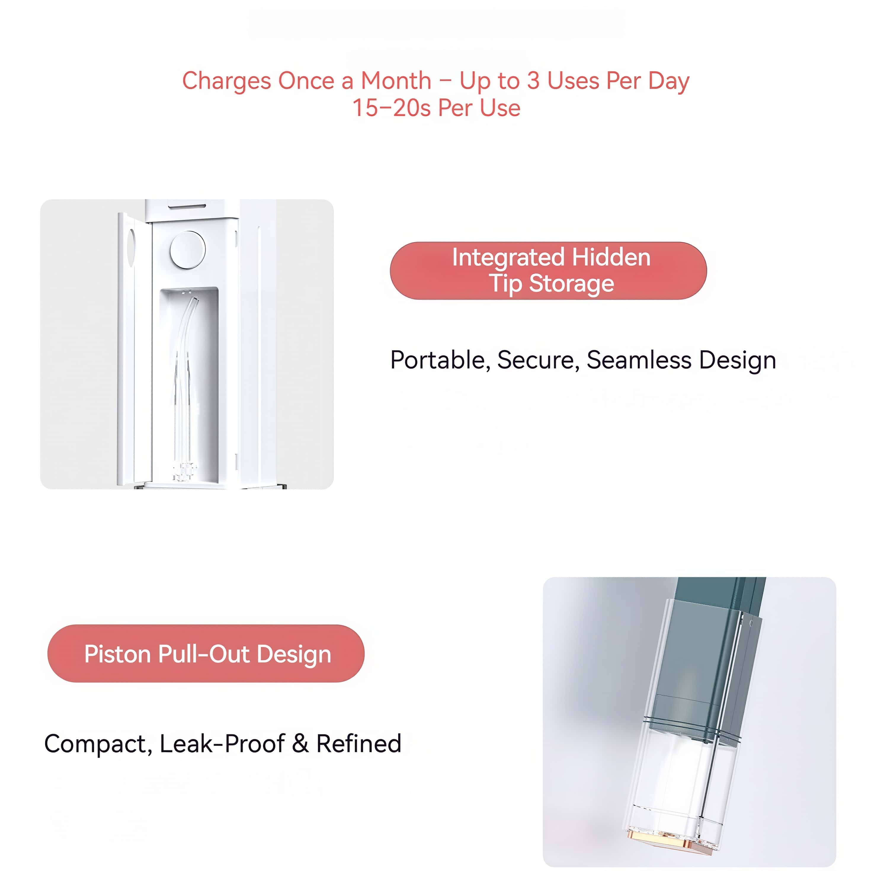 Orateeth Pocket Water Flosser – Ultra-Compact Design