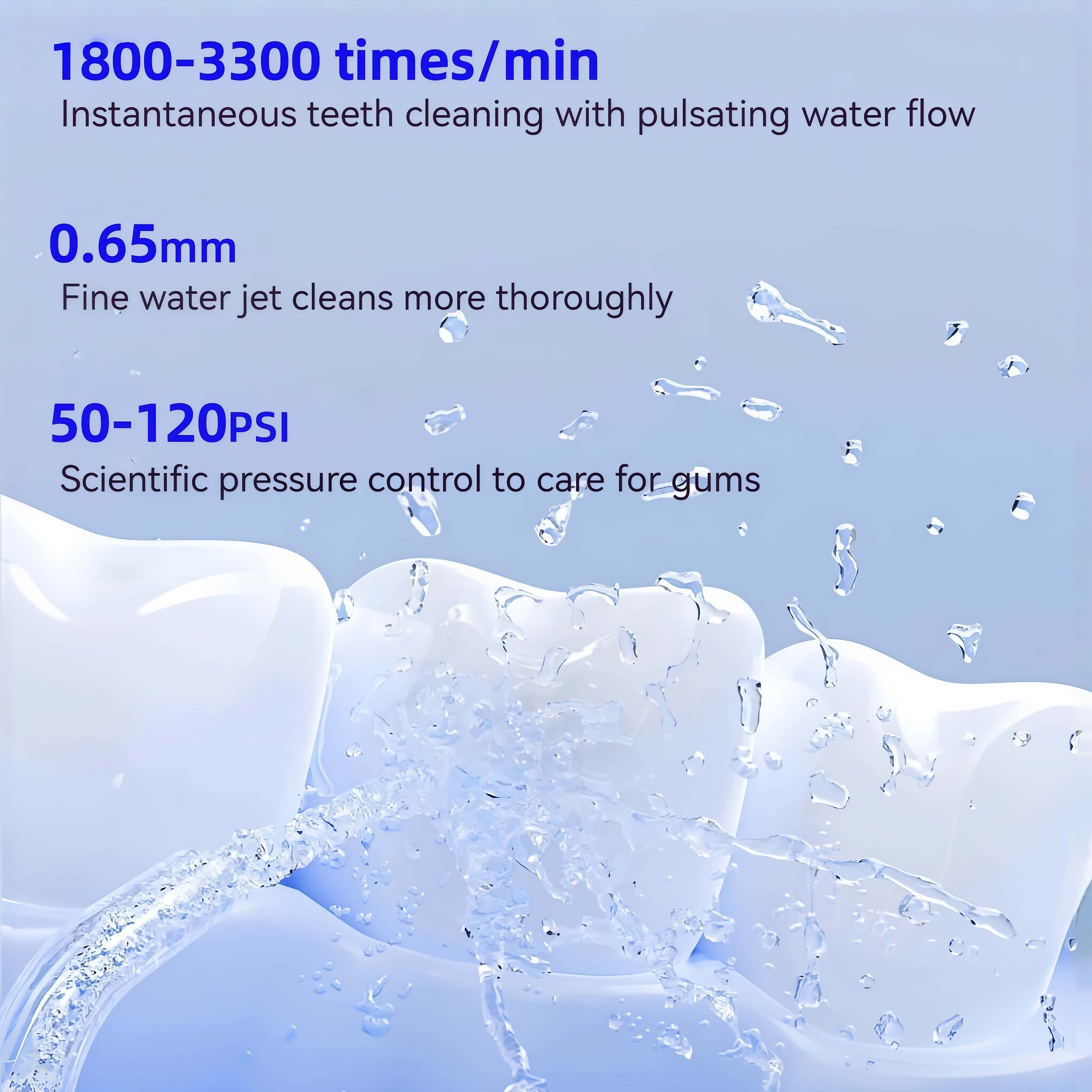 Orateeth Q5 Cordless Water Flosser – 200ml UV-C Sanitizing