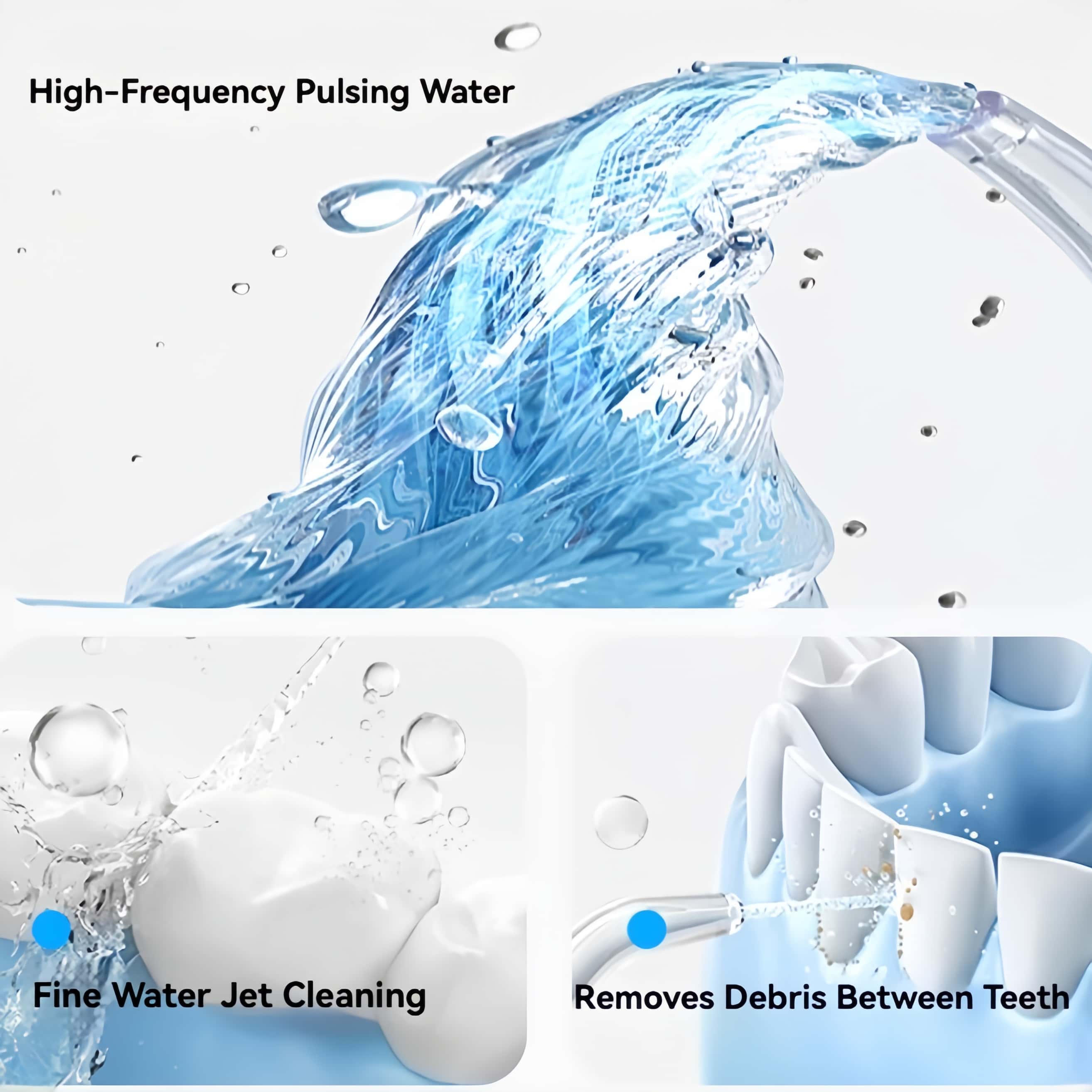 Orateeth Q5 Cordless Water Flosser – 180ml, UVC Sterilization, Smart LED Display