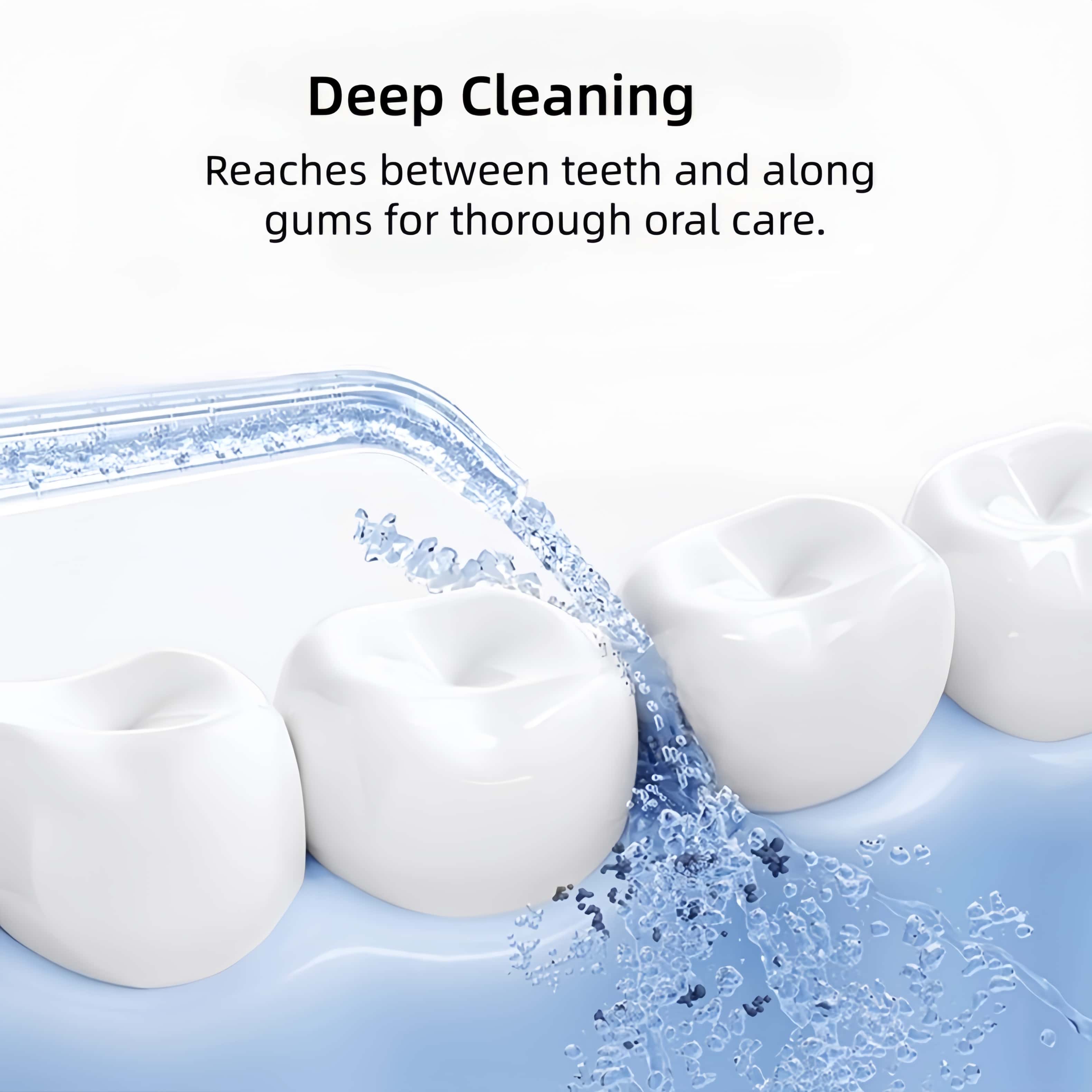 Orateeth Q5 Cordless Water Flosser – 180ml, UVC Sterilization, Smart LED Display