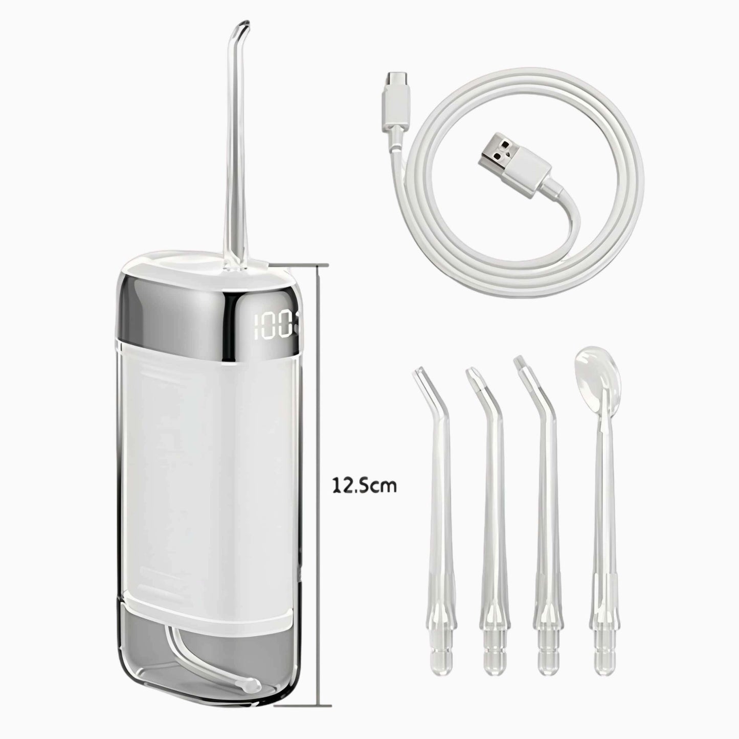 Orateeth Q5 Cordless Water Flosser – 200ml UV-C Sanitizing