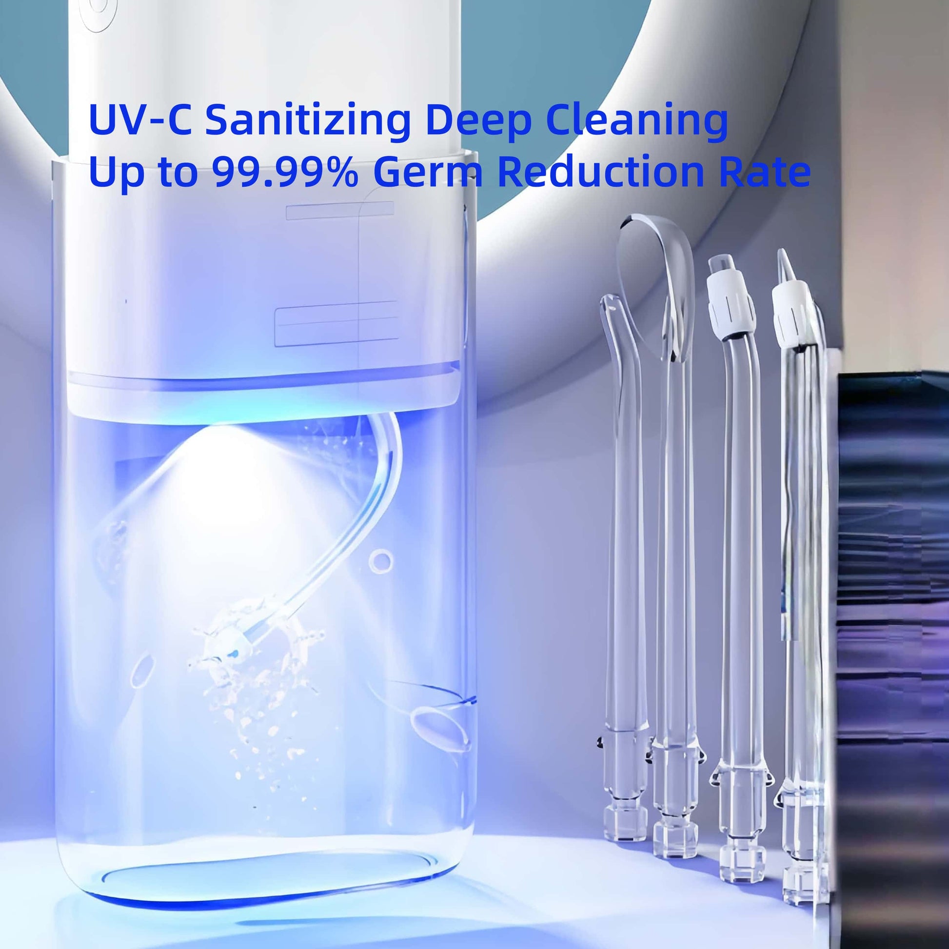 Orateeth Q5 Water Flosser – LED Display & UV Sanitizing